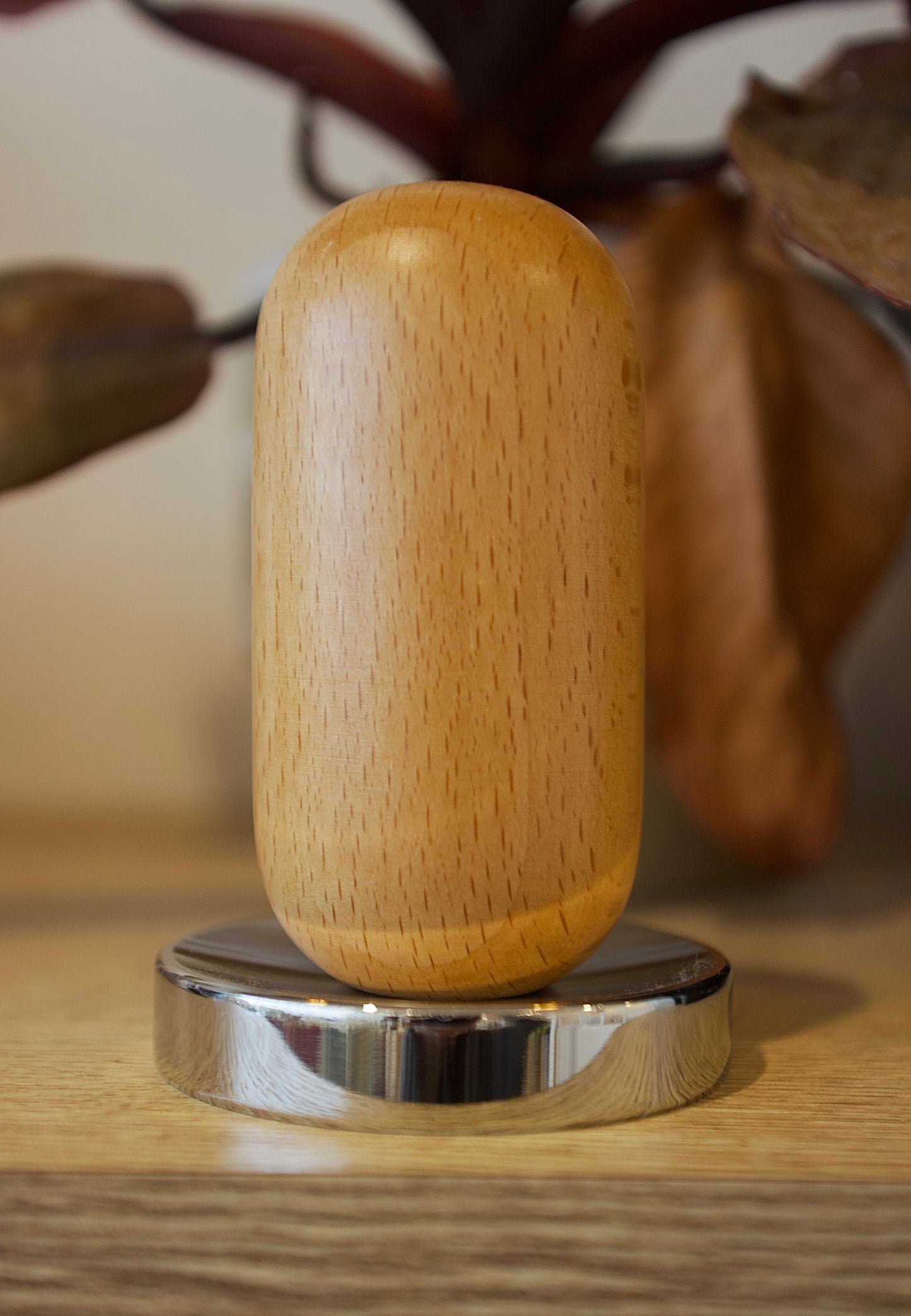 Presse café en bois clair 58mm